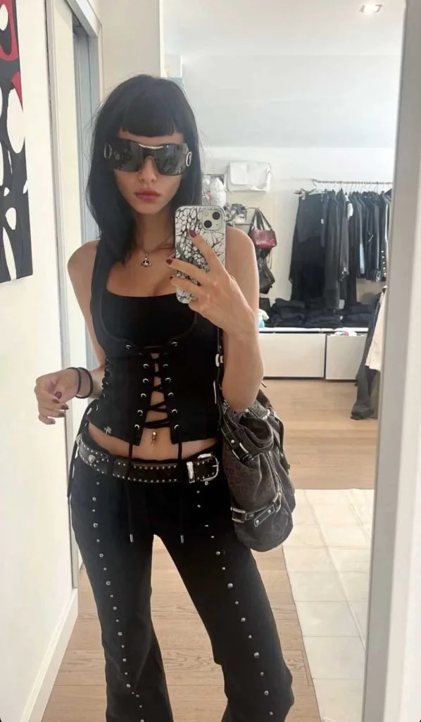 BLACK CORSET TOP CONCERT