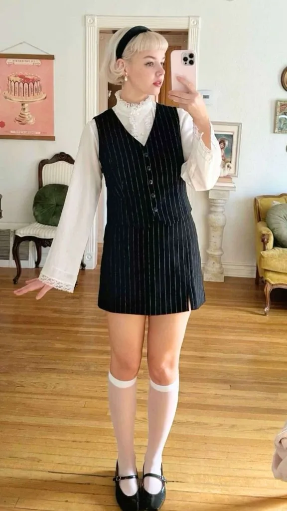 Mary Janes with socks