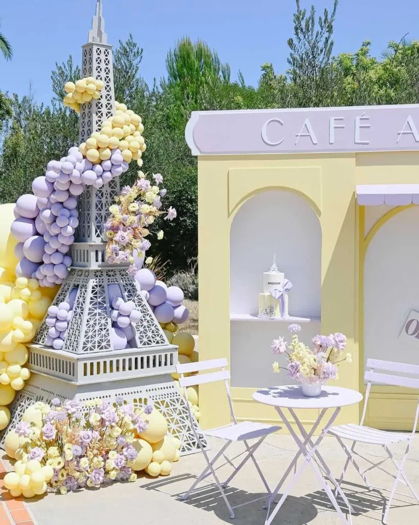 Paris themed party ideas aesthetic