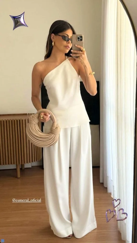 all white aesthetic women fashion