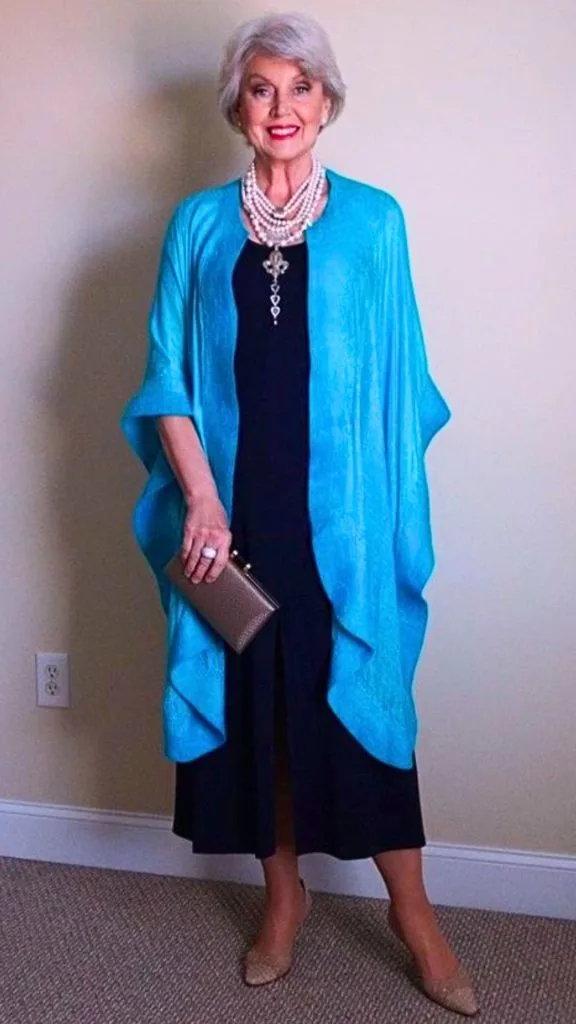 BLACK dress senior women