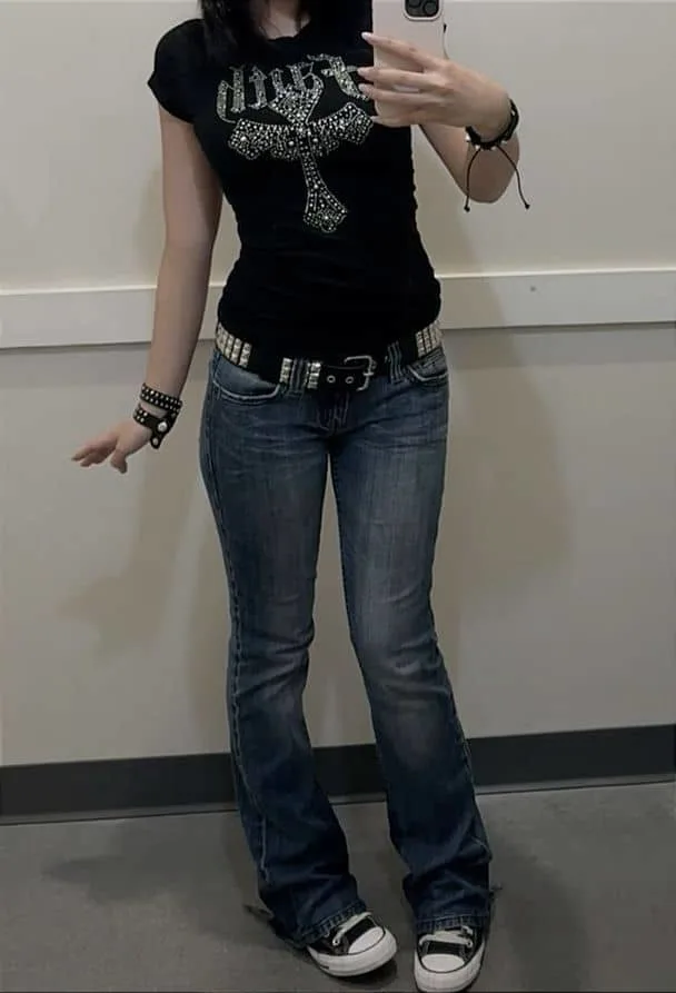 emo outfits for school