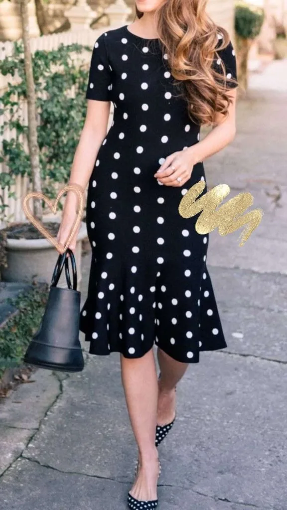 can I wear polka dot to funeral