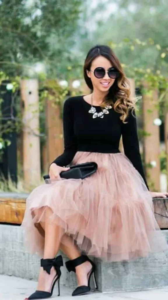 tylle skirt birthday outfit ideas