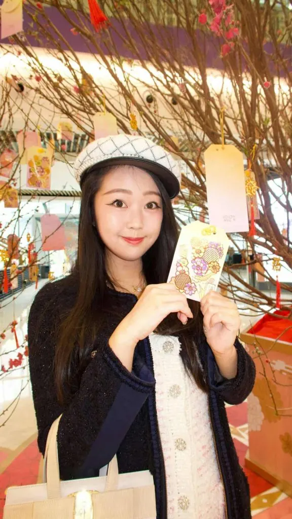 pink knit dress chinese new year