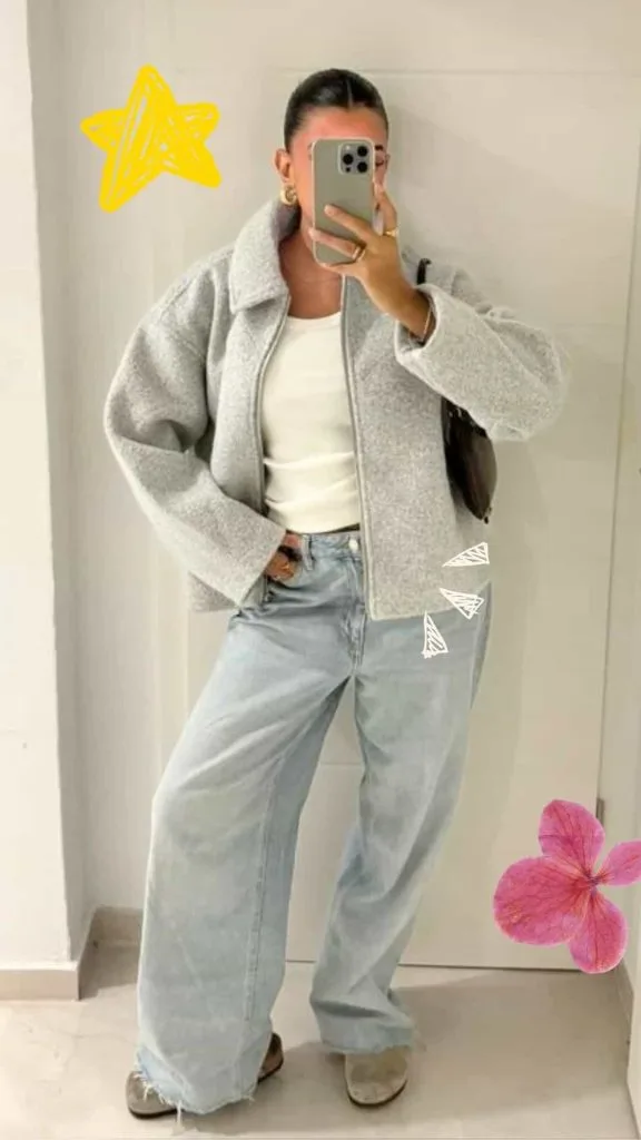 casual clogs outfits with jeans