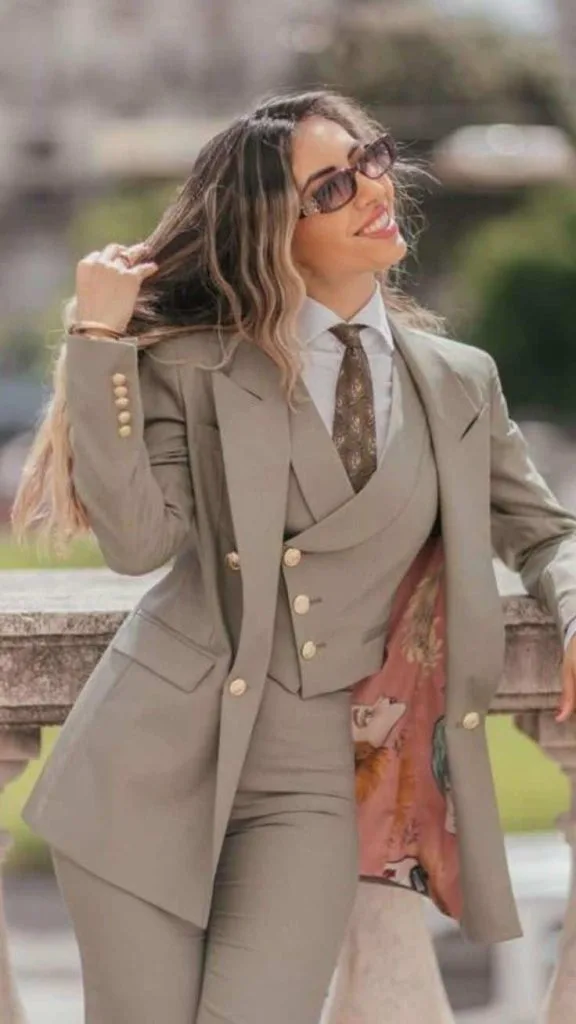 How to dress dapper suit women