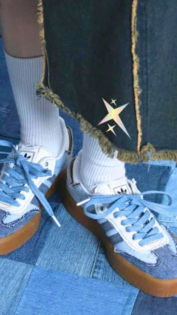 what to wear denim shoes