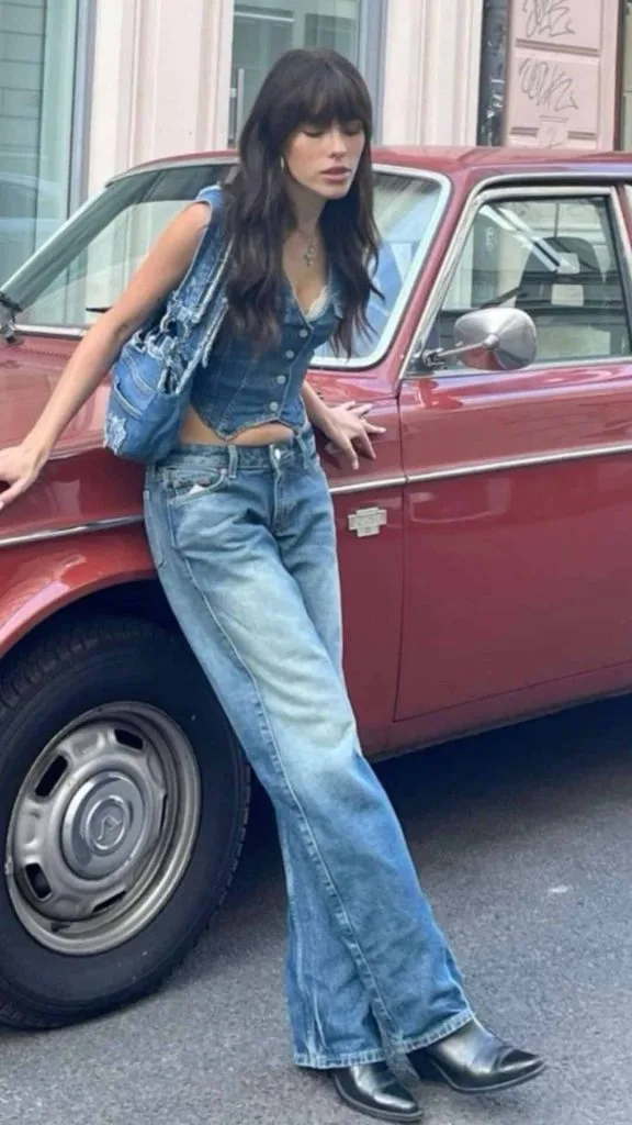 DENIM on denim outfit ideas women