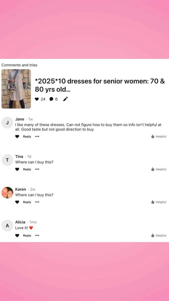 dresses for senior women 70 years old