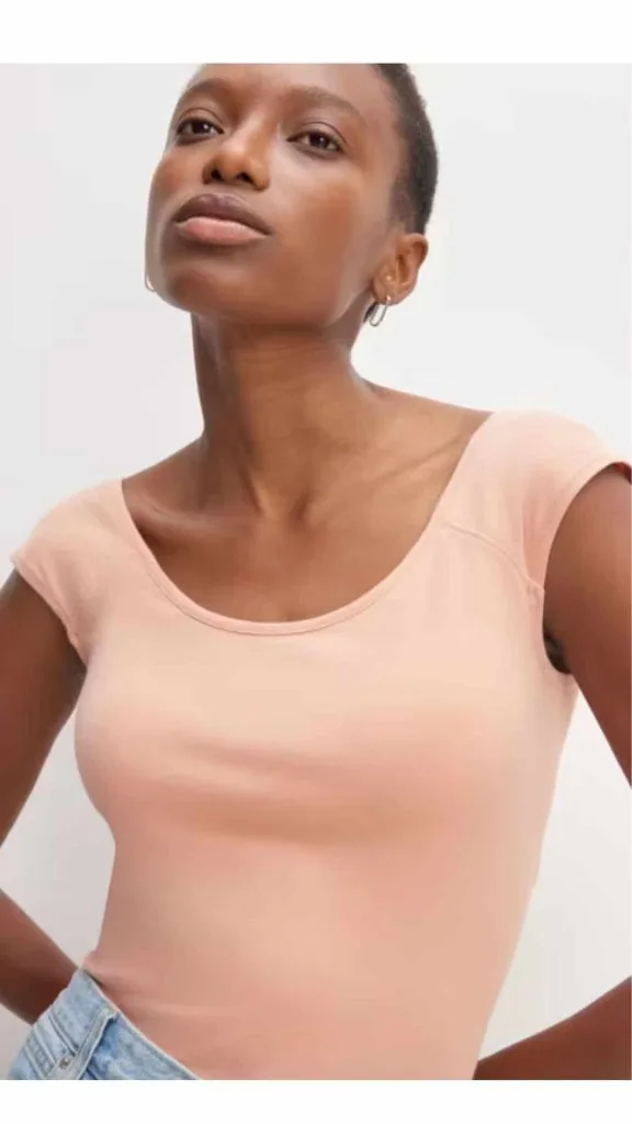 dressy cap sleeve tee for work