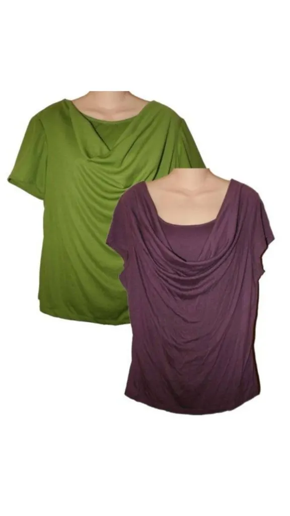 feminine ruched tee for work