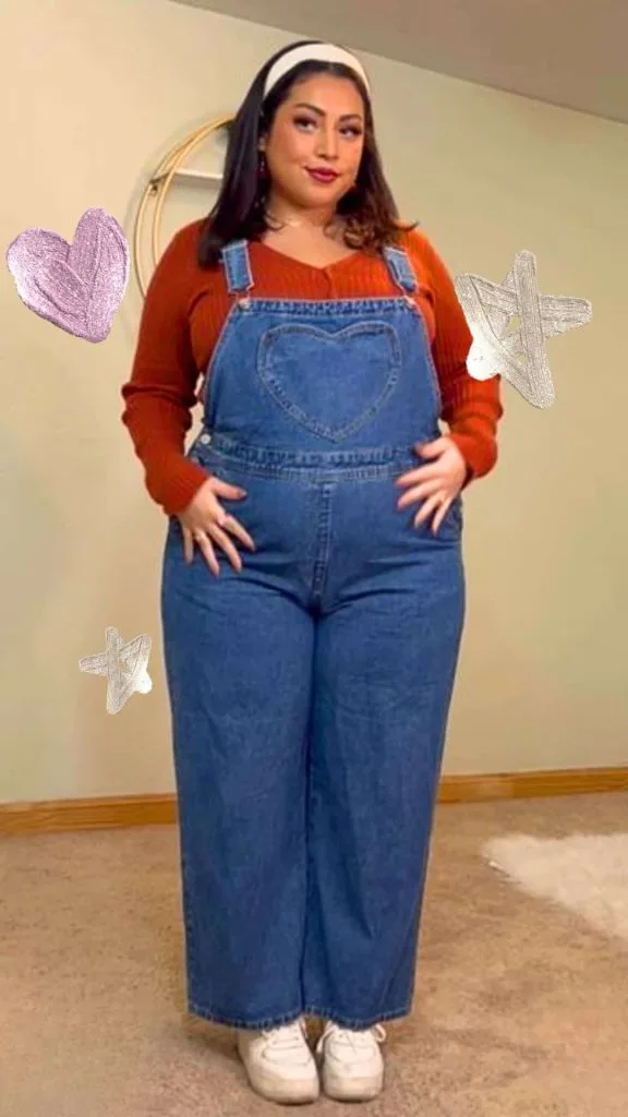 How to wear dungarees plus size