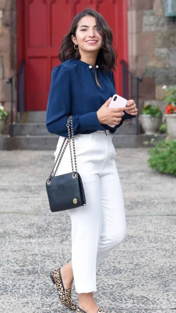 BLOUSE AND dress pants work attire