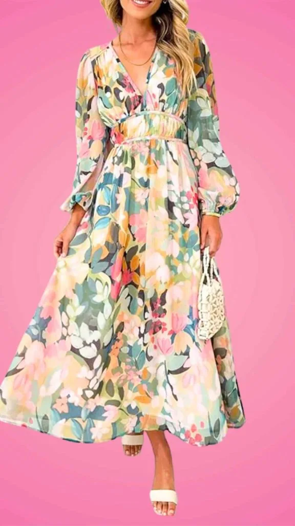 FLORAL dress communion 