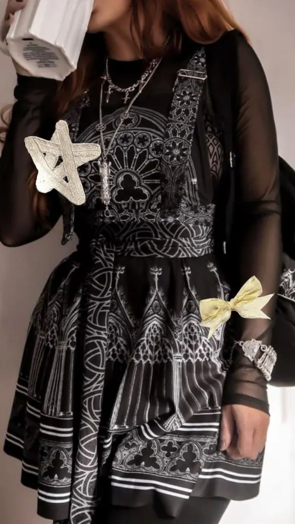 black Goth outfit ideas