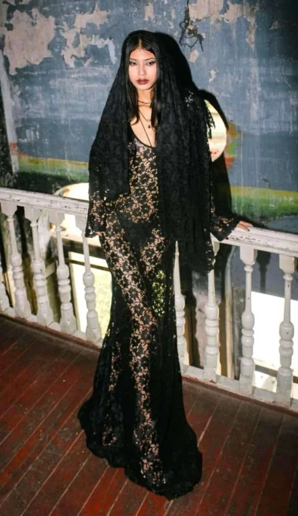 goth wedding guest outfits dress