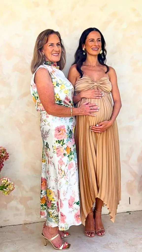 floral dress grandma bridal shower outfits