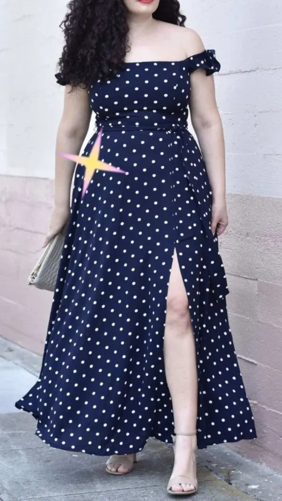 how to dress like parisian polka dot dress