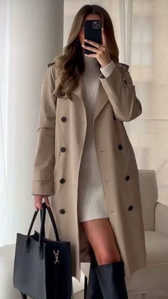 trench coat women fashion