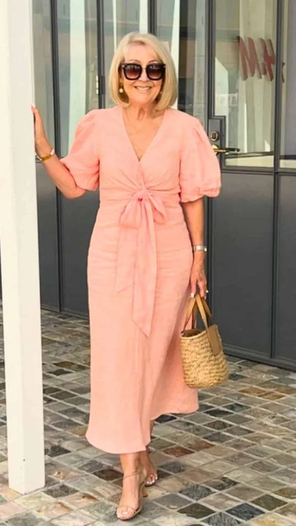 shirt dress older women outfit ideas