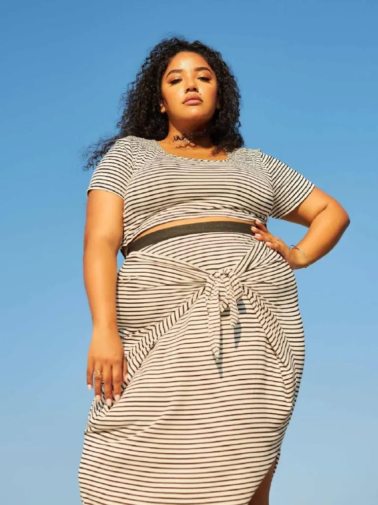 how to wear stripes fashion tips plus size