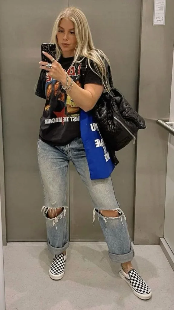 jeans and vans outfits