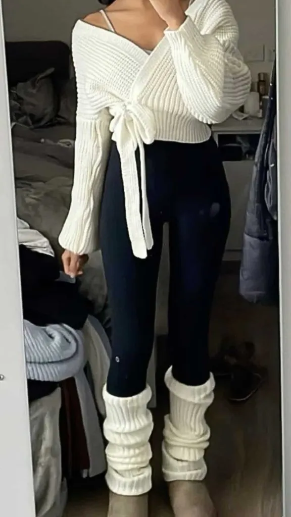 leggings and leg warmers