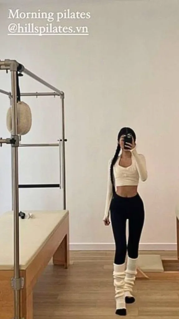 gym wear leg warmer outfits