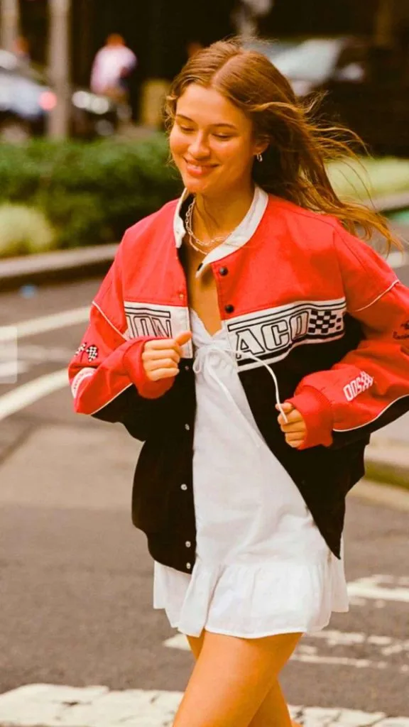 race car themed jacket