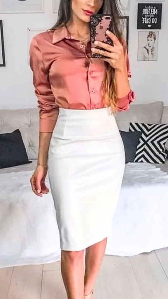 how to wear pencil skirt women