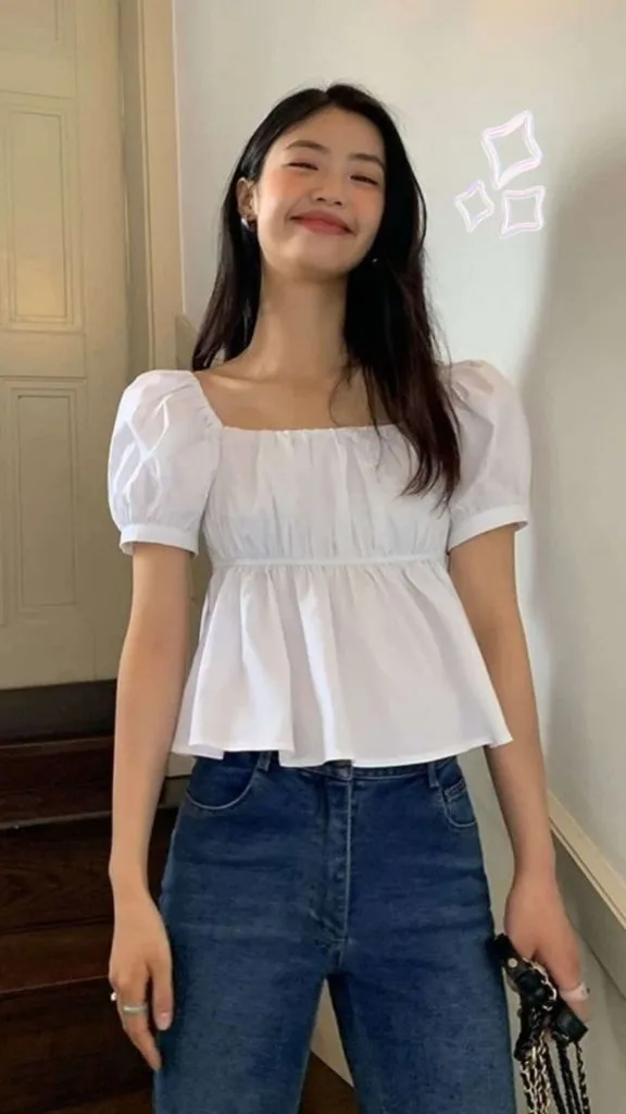 peplum top teacher outfit ideas