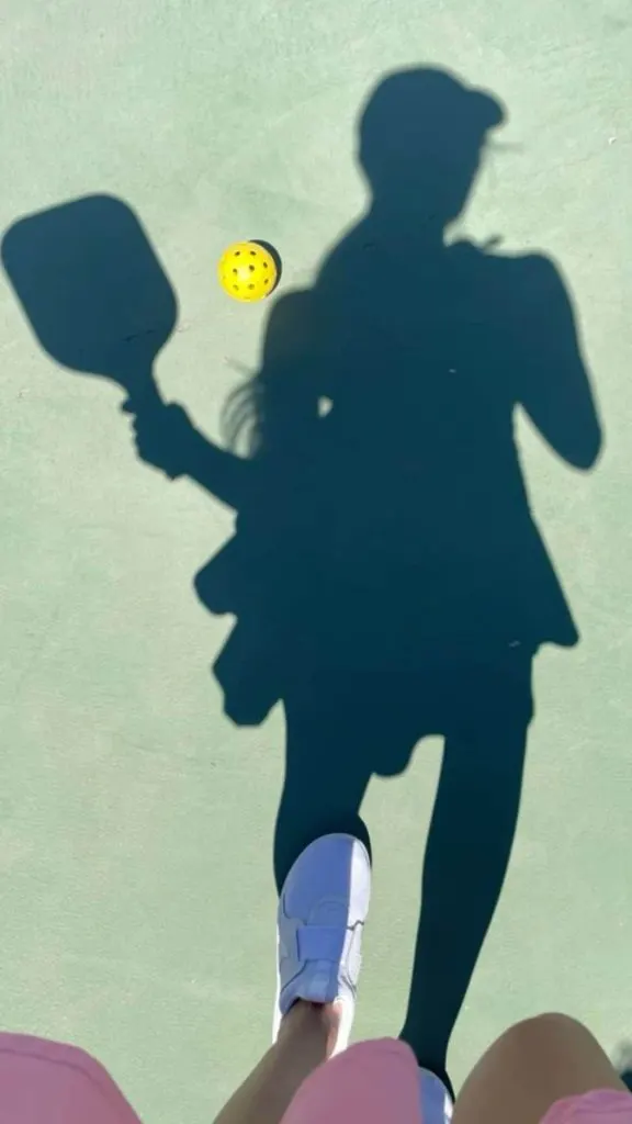 pickleball pose for photo