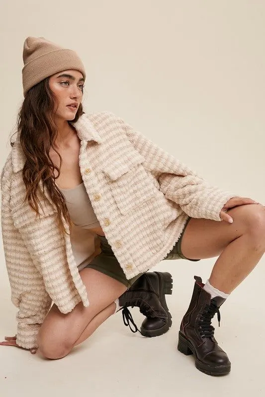 winter shacket outfit