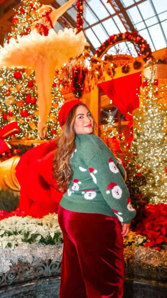 Christmas sweater plus size outfits