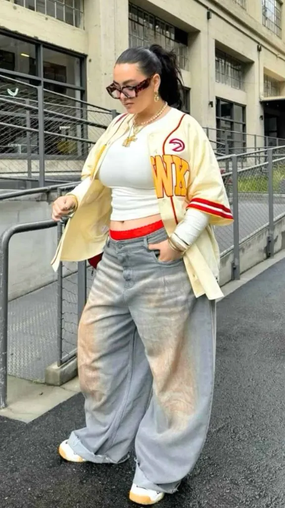 baseball game plus size outfit ideas