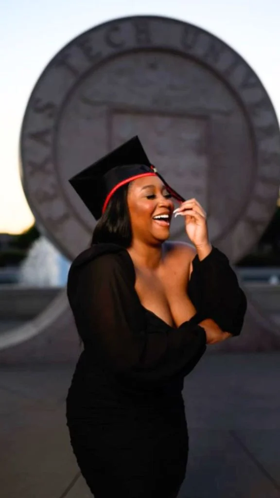 PLUS SIZE black girl graduation outfit