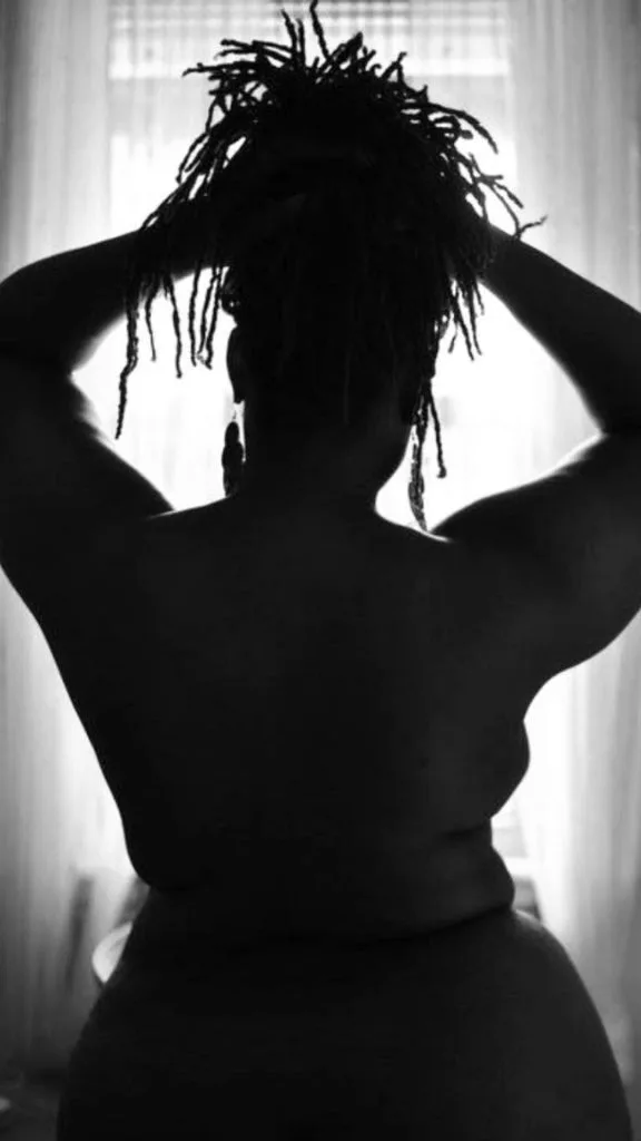 plus size silhouette photography