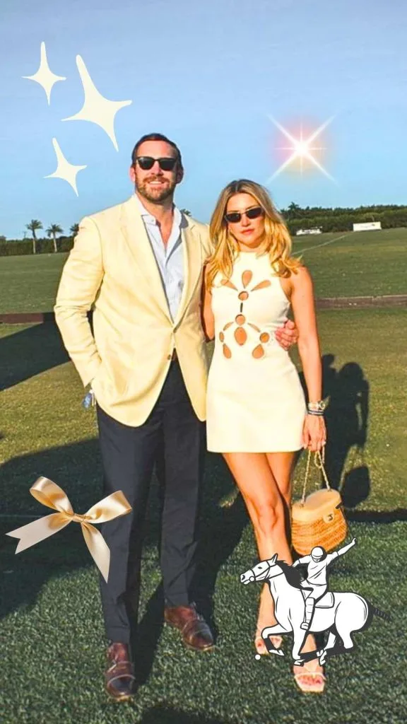 Polo match attire couple