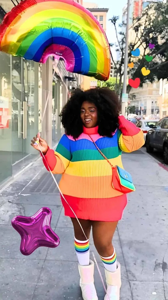 PRIDE plus size outfit ideas