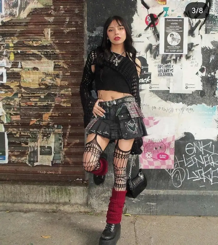  punk rock girl OUTFITs