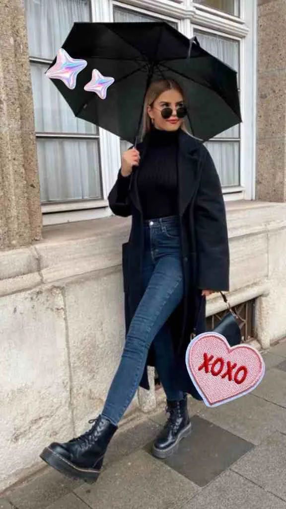 RAINy day work outfit