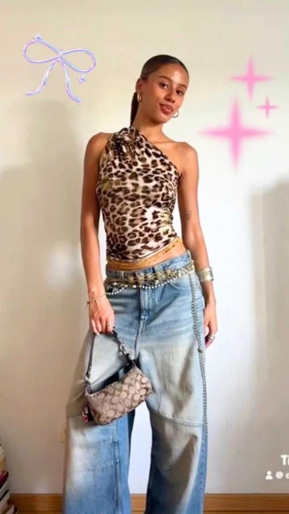 leopard print rap concert outfit ideas