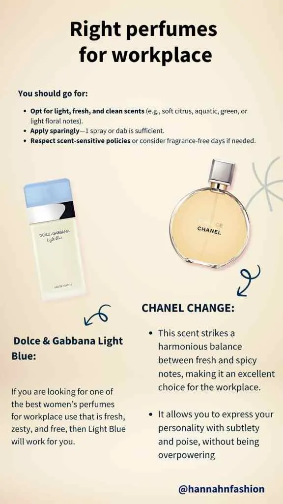 perfume workplace friendly