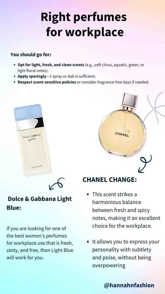 perfume suitable for workplace