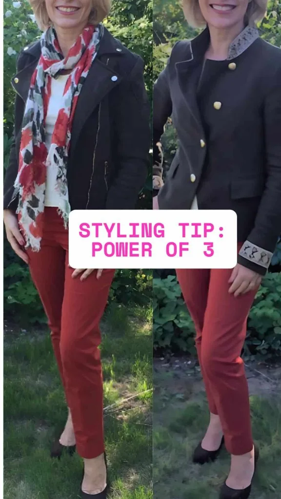 the power of three women styling tip