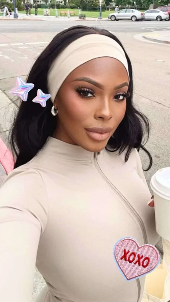 beige headband outfit black women