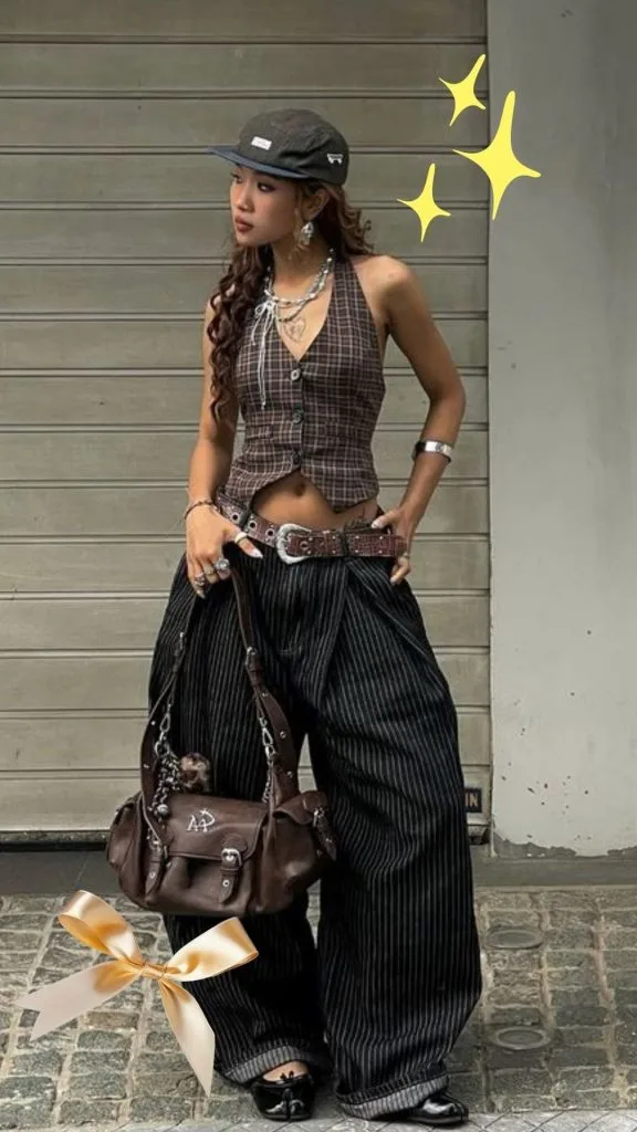 baddie waistcoat outfit ideas