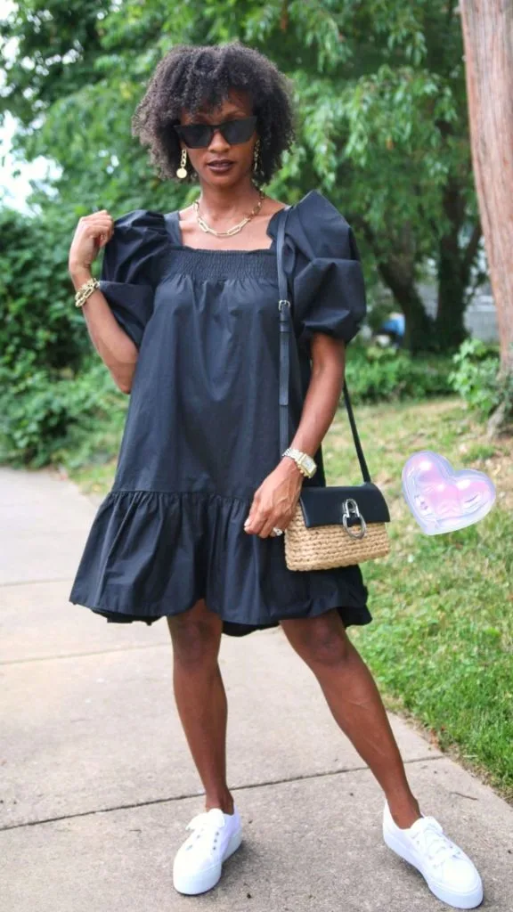 WALKING date outfit idea black girl