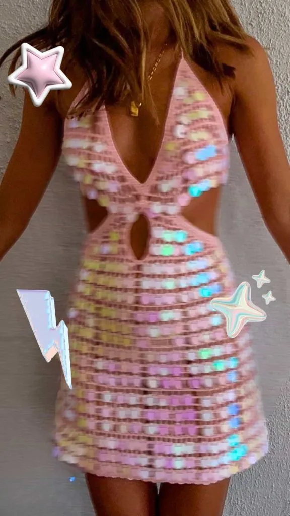 sparkly dress music festival